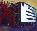 Titanic Quarter Under Construction, oil on canvas, Simon McWilliams