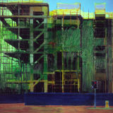 Traffic Lights, oil on canvas 97 x 102 cm