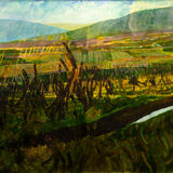 Joseph McWilliams ;"Turf Wighams, Glenann, Co. Antrim" oil on canvas 1983-84, Private Collection