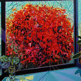 "Ever Red Window" 122 x 152, oil on linen, Winner of Perpetual Gold Medal Royal Ulster Academy 2022