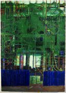 untitled scaffolding, oil on canvas