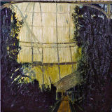 inside the Palm House, oil on canvas