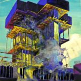 Obelisk , oil on canvas 51 x 43 ins