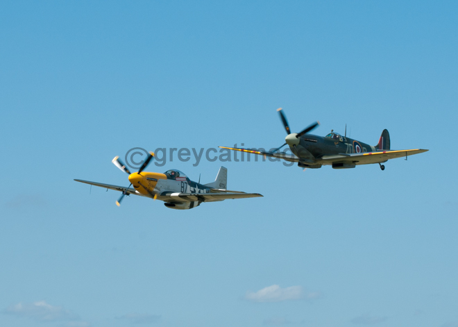 Spitfire And Mustang