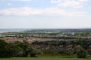 The view from Portsdown hill over Portsmouth