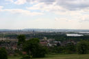 The view from Portsdown hill over Portsmouth