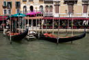 The classic Venice photograph of gondoliers