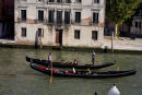Gondola passing by in Venice