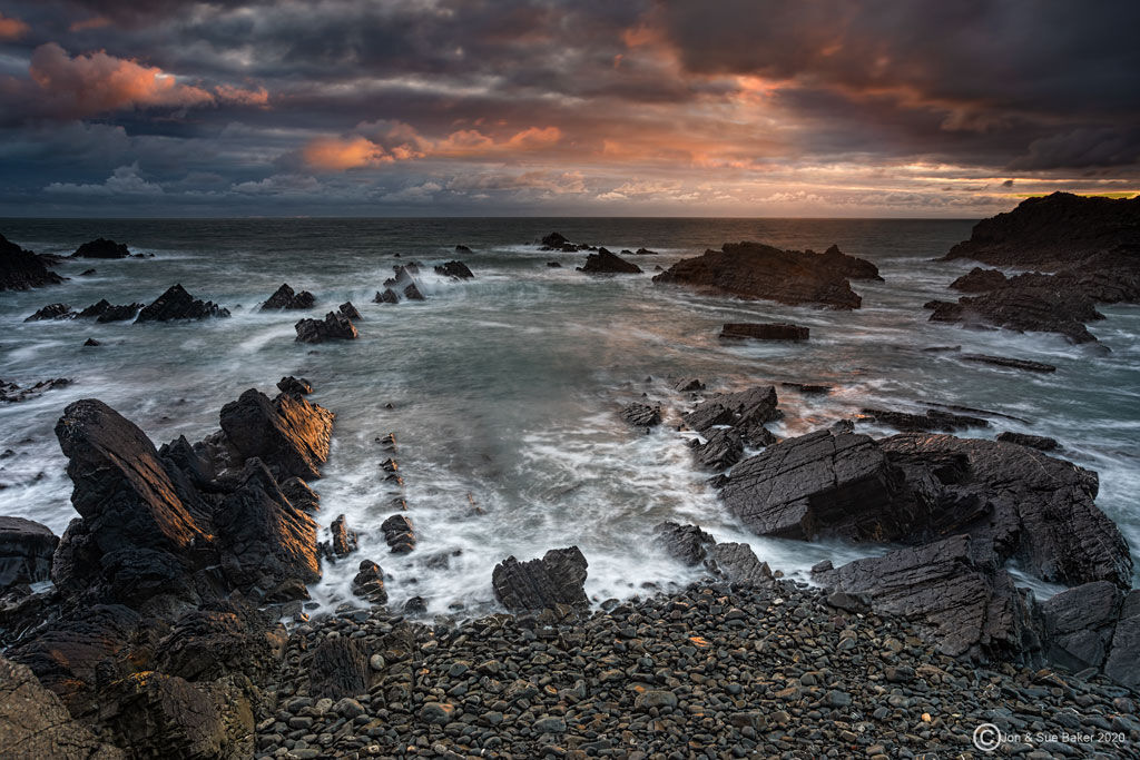 Last Light at Hartland Quay