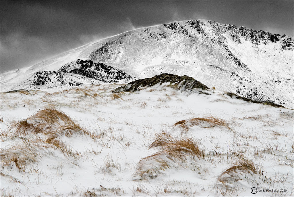 Spindrift on Moelwyn Mawr