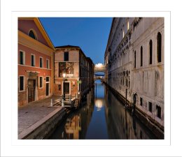 Sunset over the Bridge of Sighs