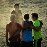 steaming post Parkrun