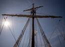 Mast and Furled Sails