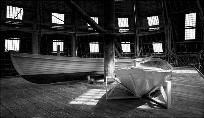 Windows and Boats At Chatham