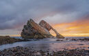 Sunrise at Bow Fiddle Rock