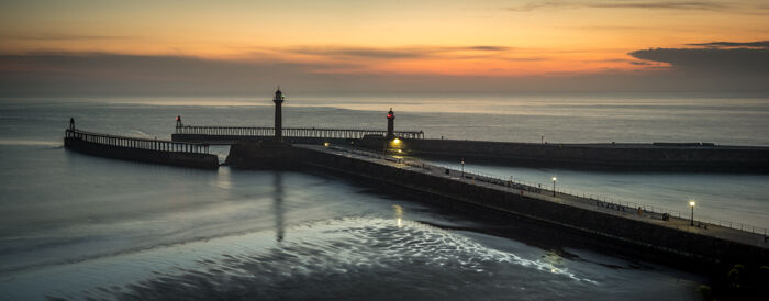 Whitby in Early Morning