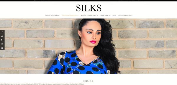 Silks Boutique Homepage
