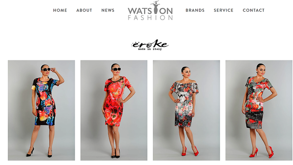 Homepage Of 'Wats On Fashion' Boutique
