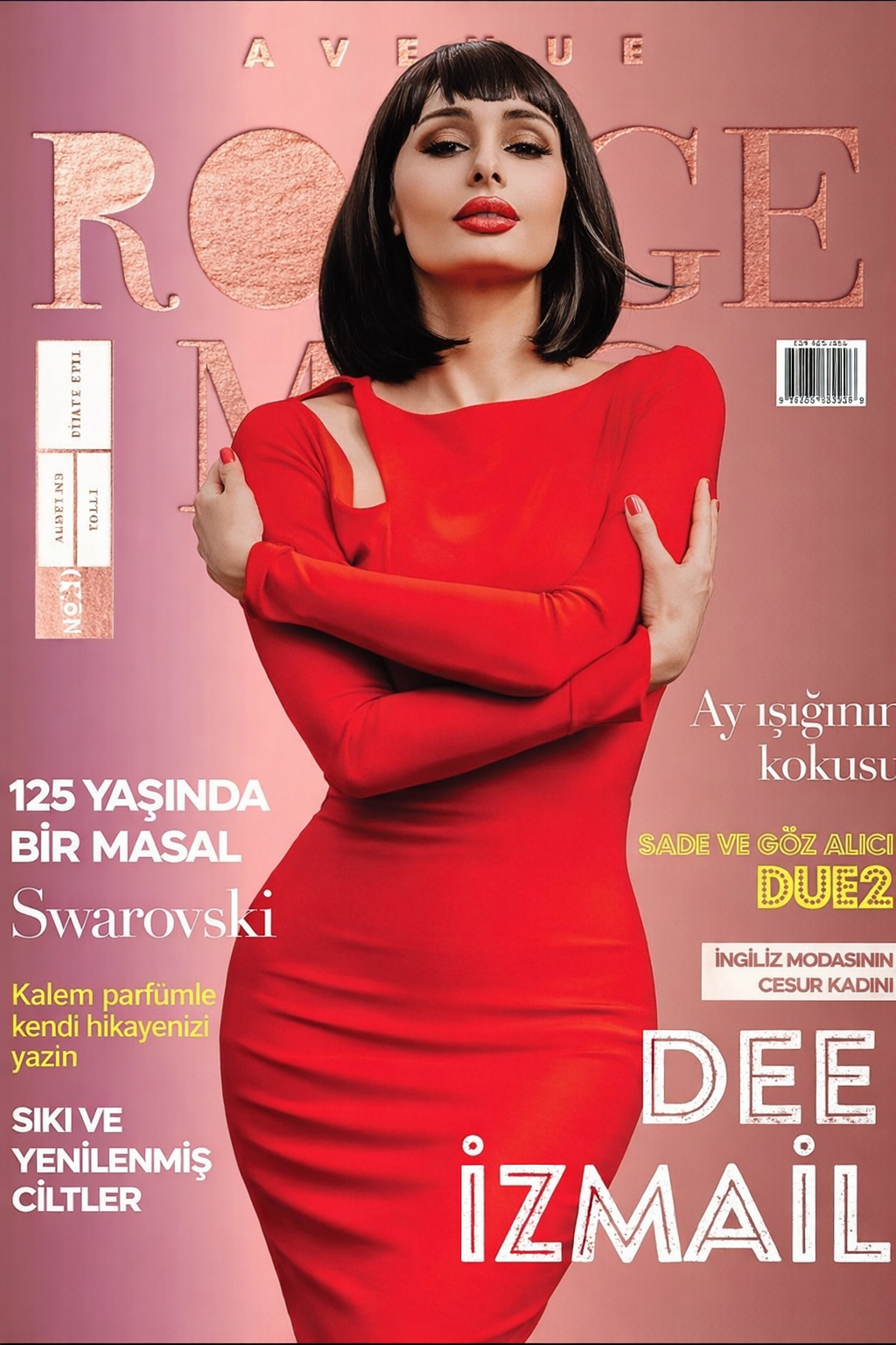 Cover for 'Avenue Rouge' magazine (On-LINE)