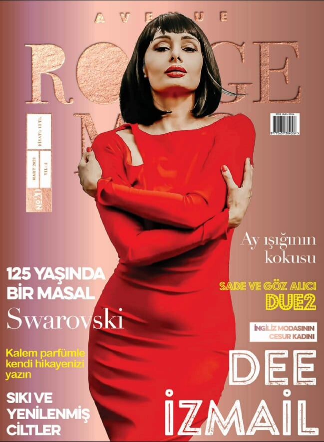 Cover for 'Avenue Rouge' magazine