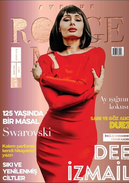 Cover for 'Avenue Rouge' magazine (TURKEY)