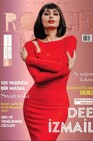 Cover for 'Avenue Rouge' magazine (On-LINE)