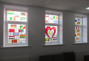 Flags stained glass