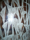 Etched Confessional Door