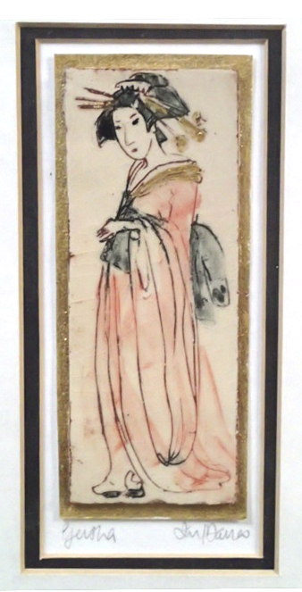 Geisha peach Iris Davies