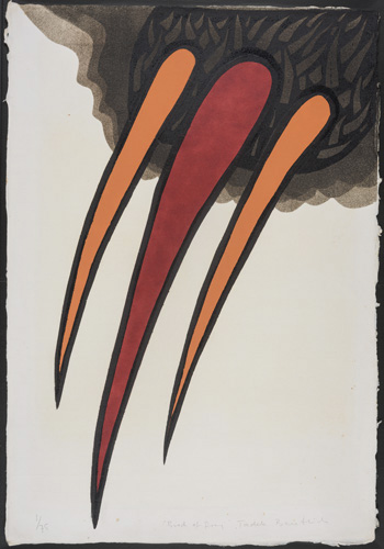 Beutlich Bird of Prey A/P block print