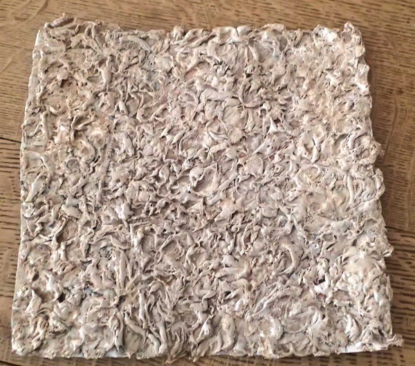 Conglomeration of Forms 3 fibre art by Tadek Beutlich