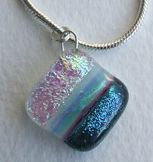 Diamond seascape pendant SOLD