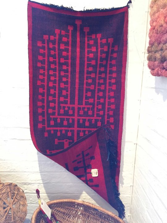 'Tapestry by Tadek Beutlich (double weaving technique).