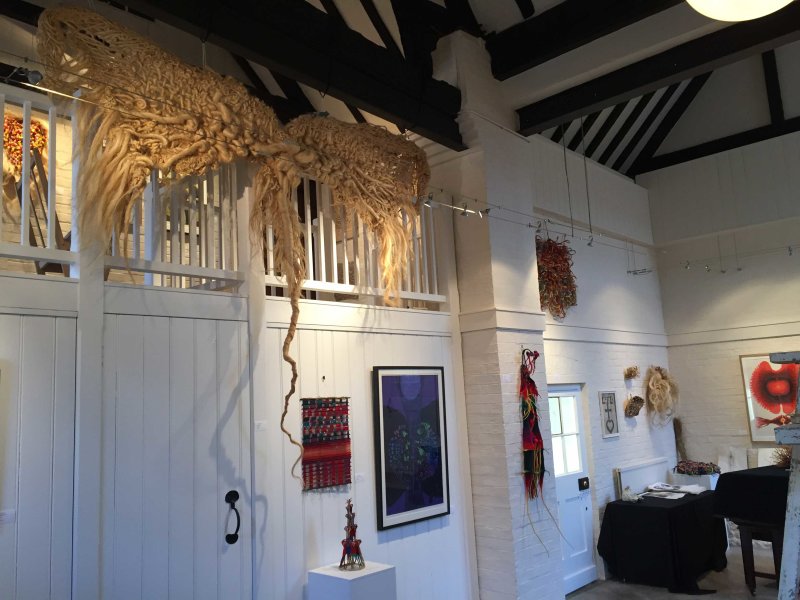 Winged Insect hanging at exhibition in Ditchling 3-12 March 2017