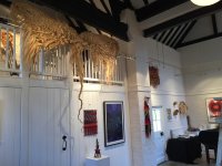 Winged Insect hanging at exhibition in Ditchling 3-12 March 2017