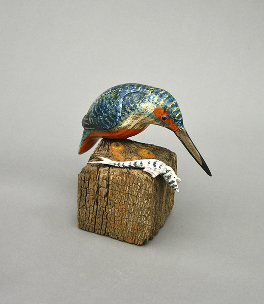 Kingfisher with fish