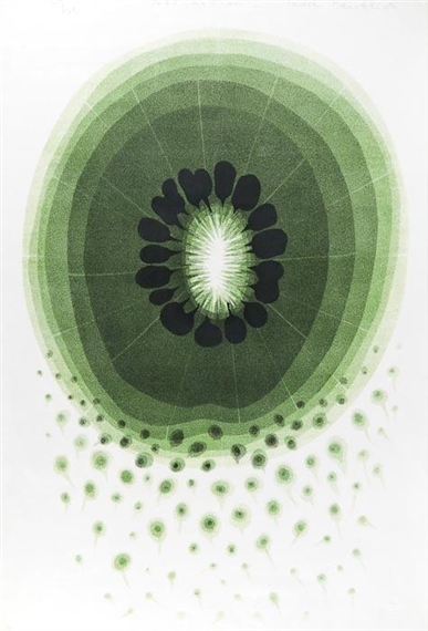 Pollination block print by Tadek Beutlich