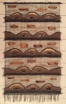 Tadek Beutlich wall hanging with charred wood and X ray film