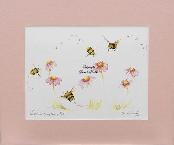 Just Bumbling Along Limited Edition Prints and Cards