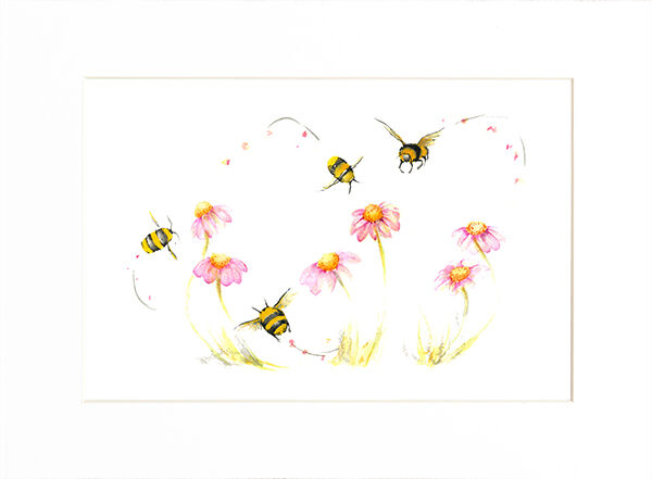 Just Bumbling Along Limited Edition Prints and Cards