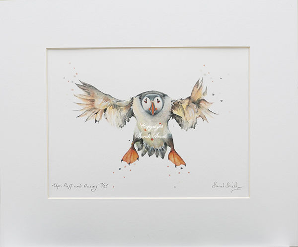 Up, Puff & Away Limited Edition Mounted Prints and Cards
