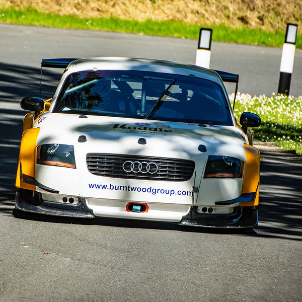 Porsche at Prescott 2019, #30 burntwood group audi tt at speed during the porsche at prescott hill climb event