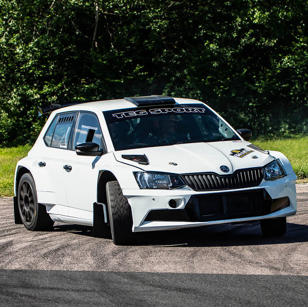 6R4.net Track Day 2019, Curborough Sprint Course, #39 TEG Sport 'Skodaru' rally car testing at 6R4.net Curborough track day