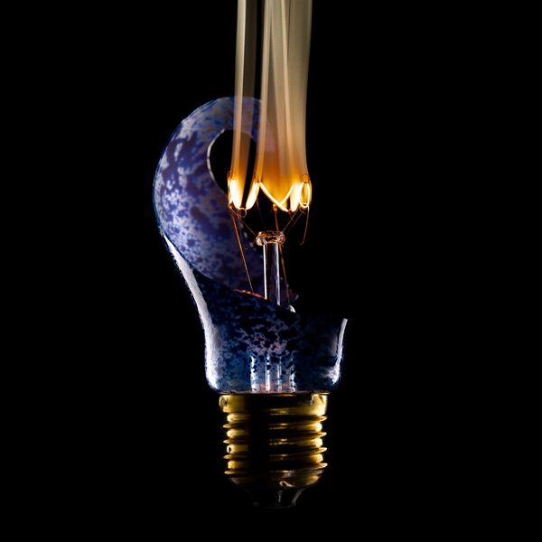 steve-shelley-ssshoot-covid-lockdown-028 broken light bulb filament burning with smoke trails
