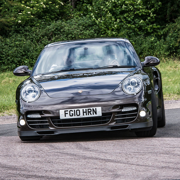 Porsche Club GB, R13, Track Day 2019, Curborough, #48 brown porsche 911 at speed on curborough sprint track