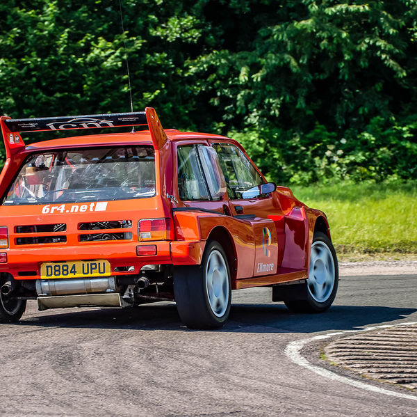 6R4.net Track Day 2019, Curborough Sprint Course, #13 Austin Metro 6R4 rally car at 6R4.net Curborough track day