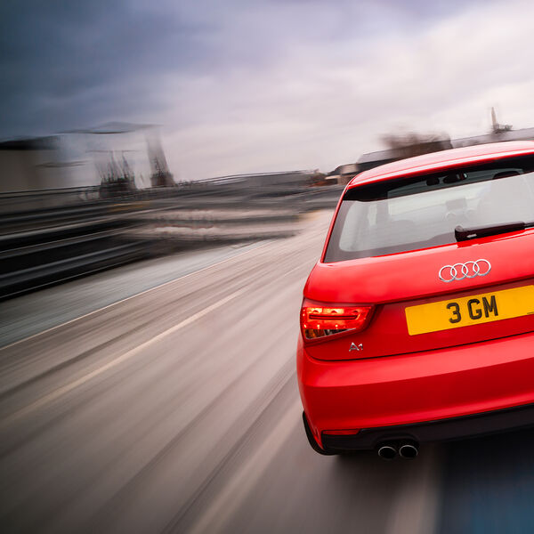 ssshoot-automotive-rigshot-01052021-013 automotive rig shot showing red audi A1 moving at speed