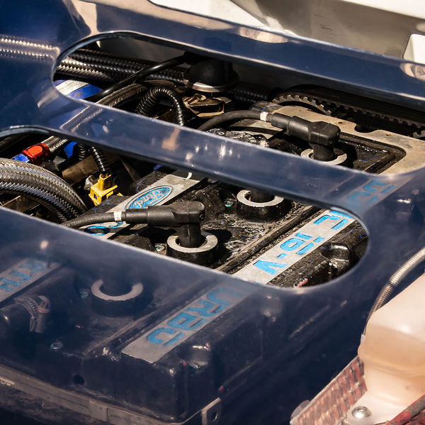 6R4.net Track Day 2019, Curborough Sprint Course, #50 Ford Cosworth DOHC 16-V Turbo RS200 engine at 6R4.net Curborough track day