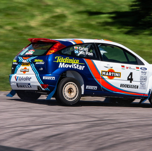6R4.net Track Day 2019, Curborough Sprint Course, #08 Colin McRae Ford Focus rally car at 6R4.net Curborough track day