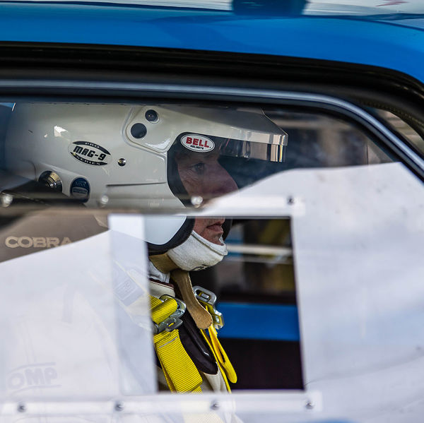 Classic Nostalgia 2019, Shelsley Walsh Hill Climb, #58 ford escort mark two racing driver waiting for his run up shelsley walsh hill